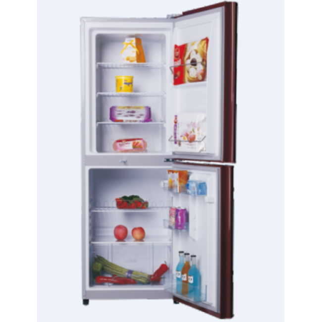 213L Europe A+ Standard Colorful Refrigerator with Double Doors